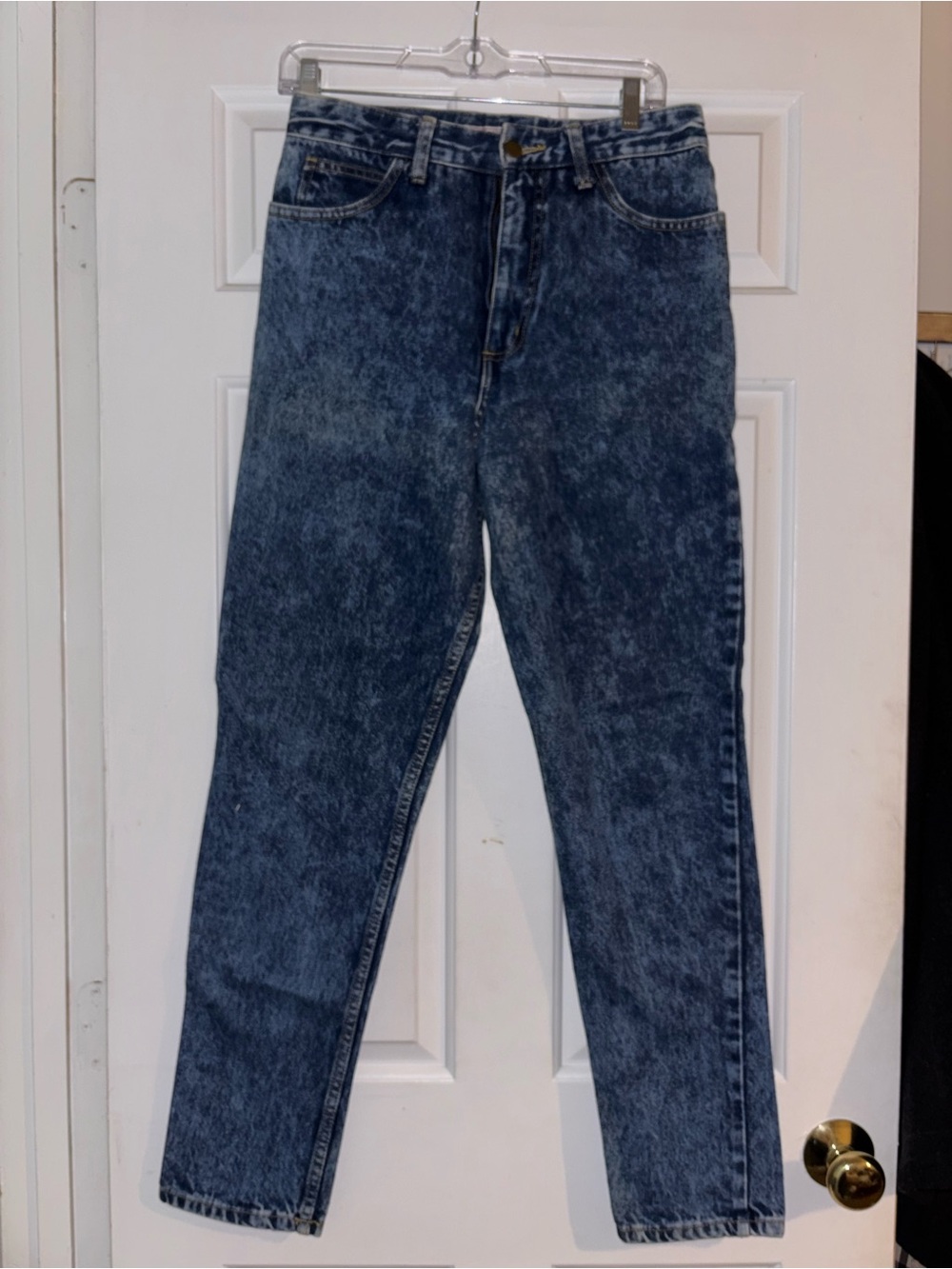 Vintage Guess by Marciano High-Rise Acid Wash Indigo Jeans